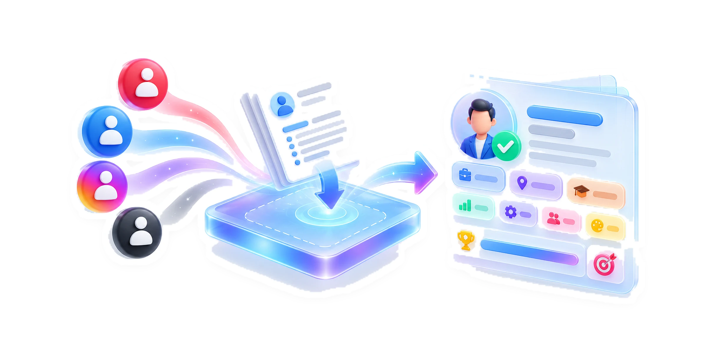 1-Click Onboarding & Instant CV Profile